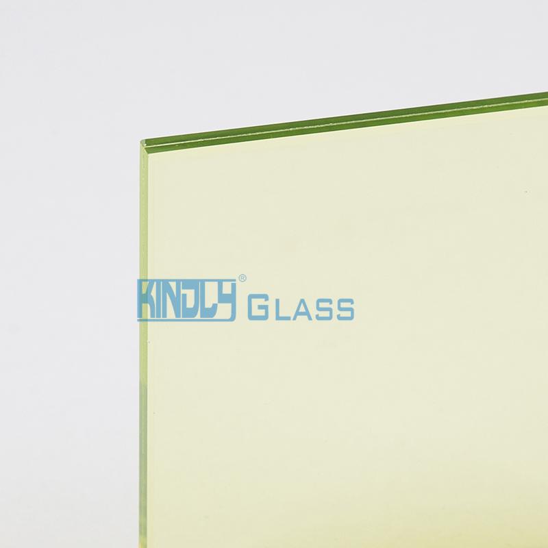 Yellow PVB Clear Laminated Glass